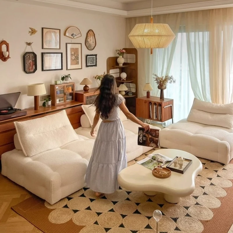 

Natural hand-woven jute glue-free environmentally friendly Maillard living room carpet American retro medieval style