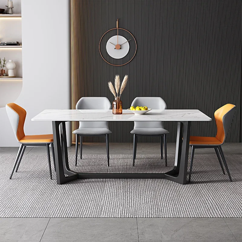 

Italian Modern Dining Table Living Room Center Dinner Table Design Simplicity Rectangle Mesa De Cozinhakitchen Furniture