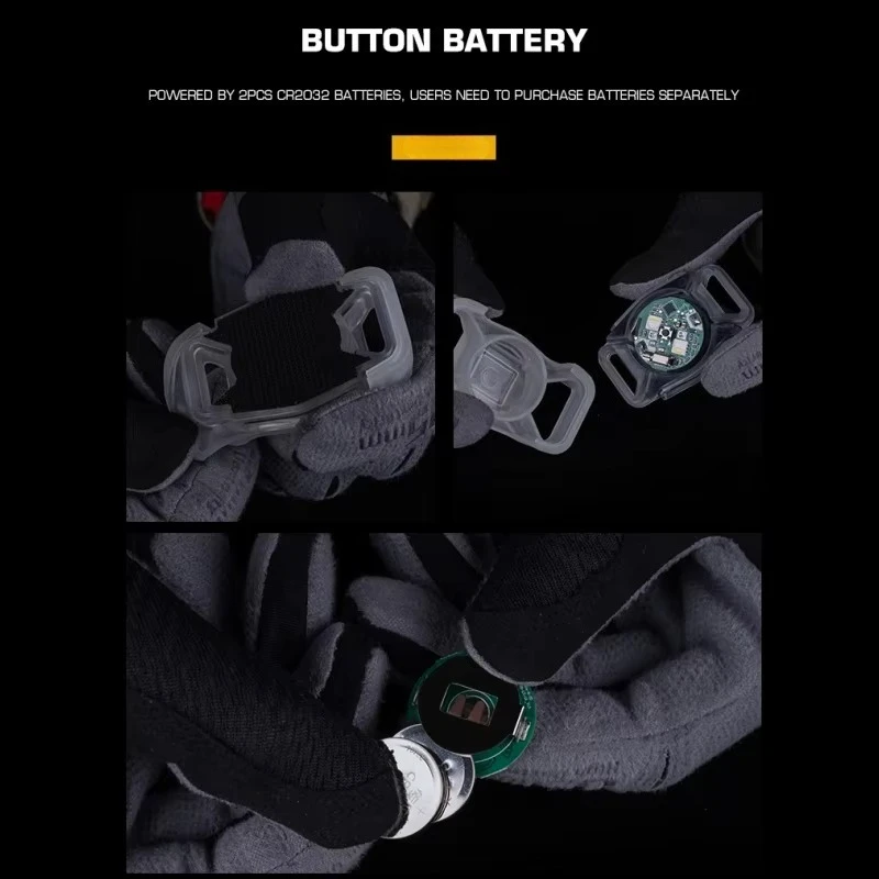 Luz de señal táctica NANO con modos IR y MOLLE para pesca y caza - imagen 5