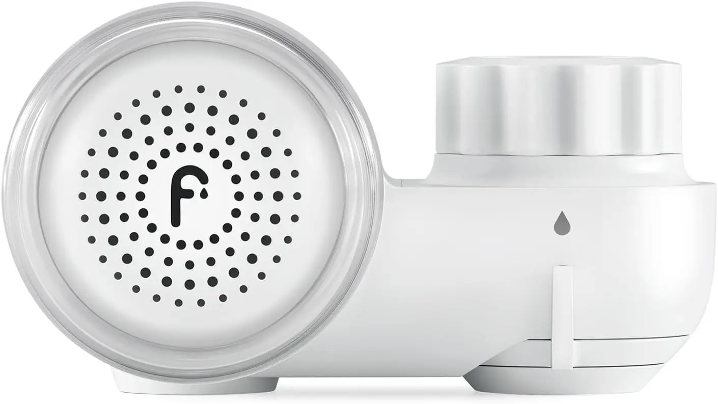 

Skincare Water Filter for Bathroom Sink, Removes Chlorine 99.9%, Improves Hydration in 2 Weeks, White