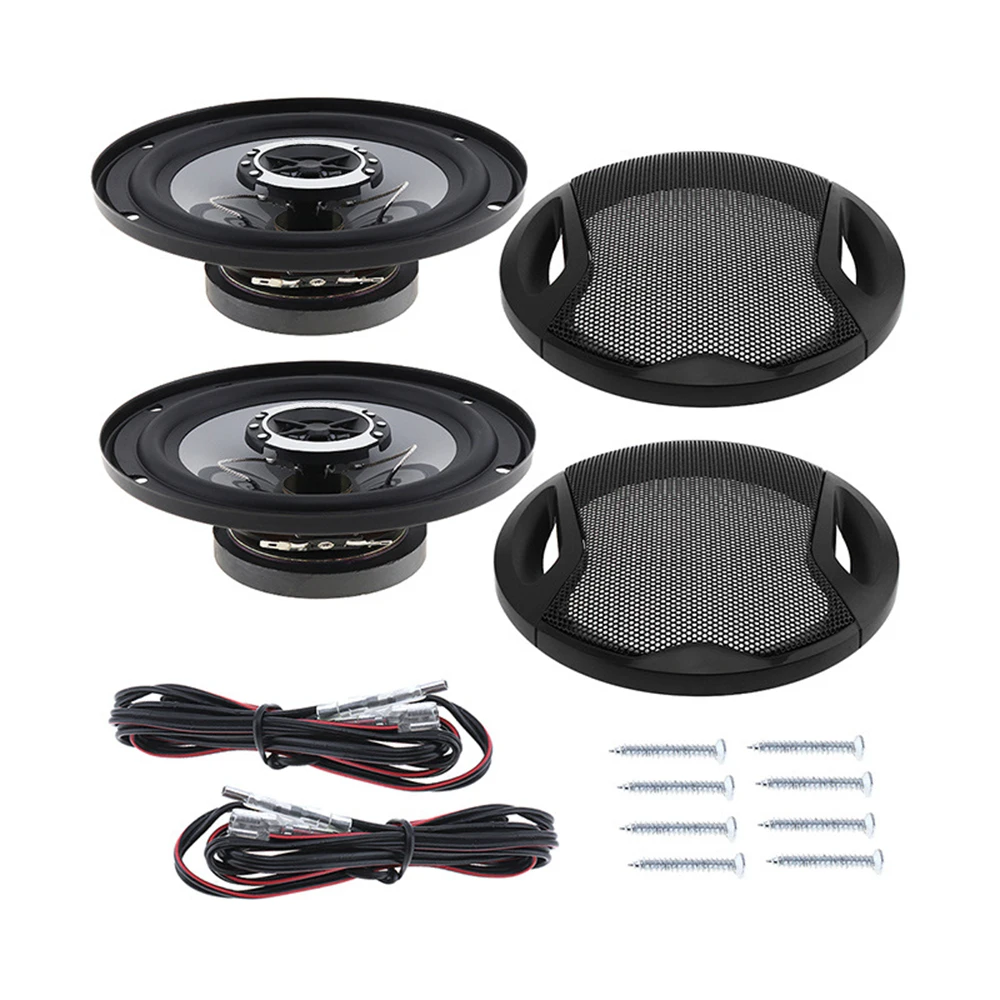 2pcs 6.5 Inch 400W TS-G1641R Car HiFi Coaxial Speaker Vehicle Door Auto Audio Music Stereo Full Range Frequency Speakers for Car