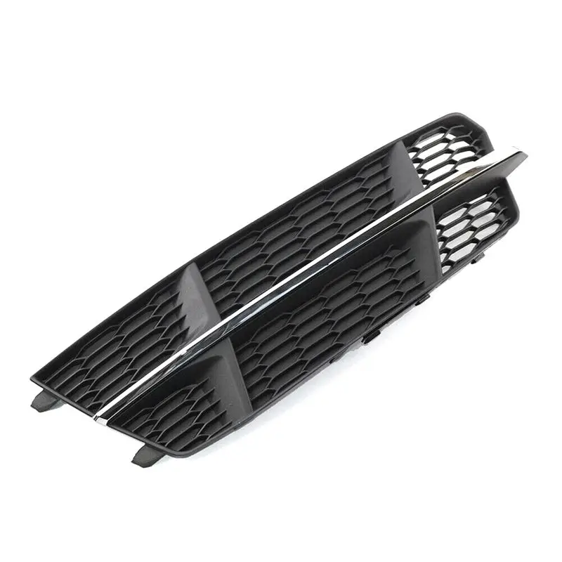 

A64P-Замена левого переднего нижнего бампера, противотуманная фара, решетка, крышка 4G0807681AN для A6 C7 S-Line 2014-2018, черный хром