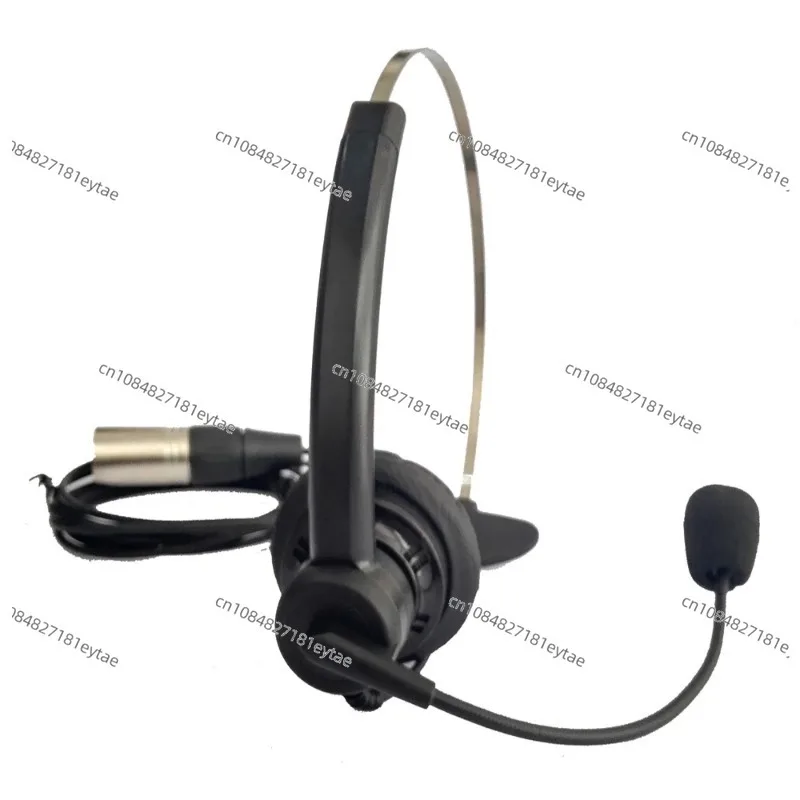 

ND-11 | Super Light Single Ear Headset Male Five PIn Intercom Muff Dynamic Microphone