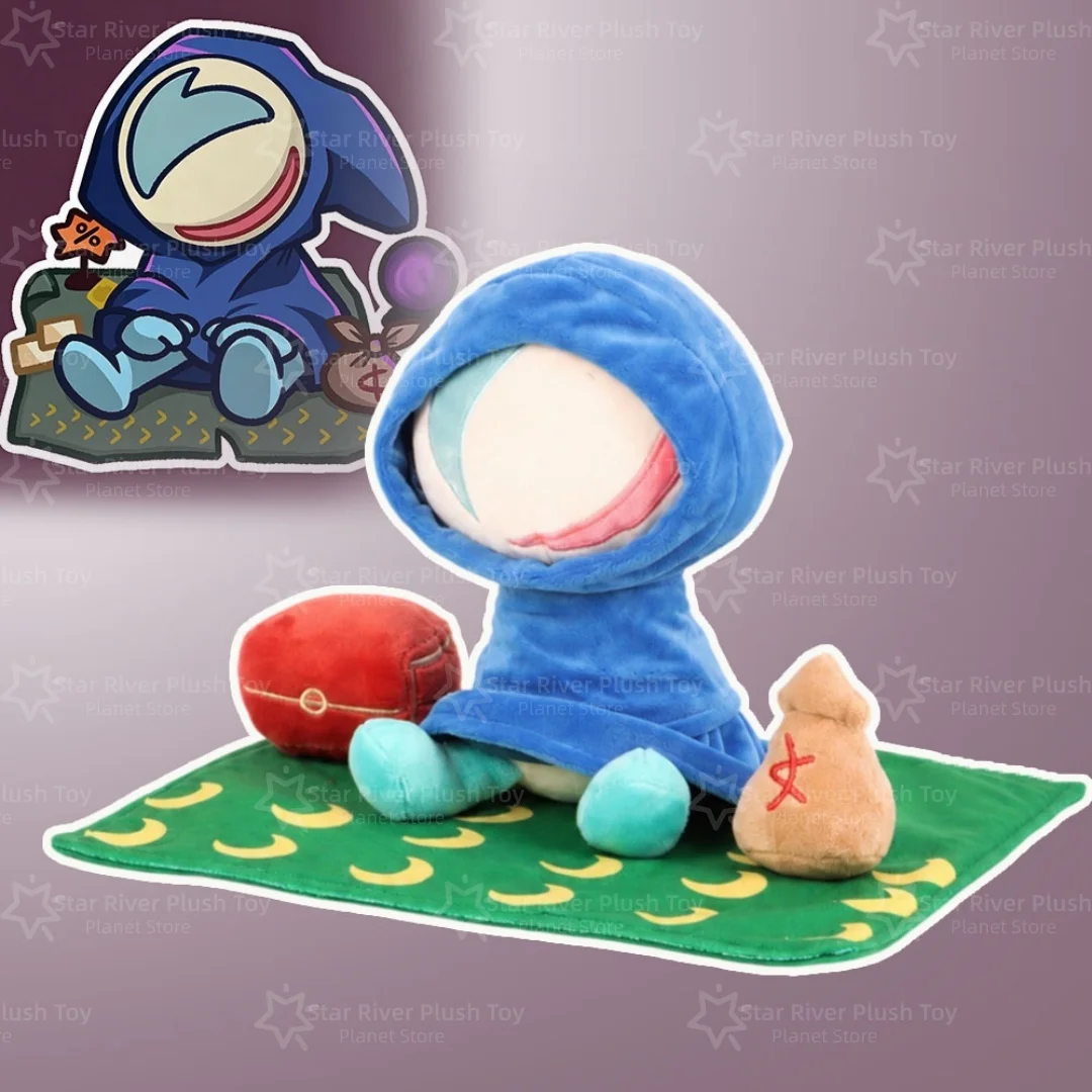 Adorable Merchant Plush Toy Slay the Spire II Game Peripheral Soft Stuffed Plushie Collectible Birthday Xmas Gift for Kids Fans