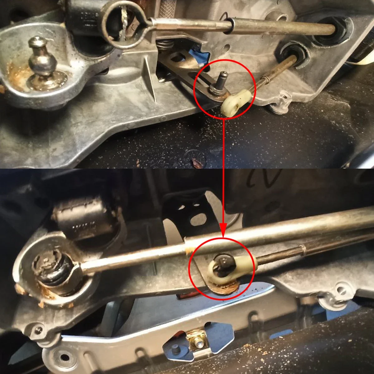 5/10個入り ブッシング修理キット アウディA3 セアト レオン シュコダ ファビア オクタビアII VW ゴルフ プラス MT ギアボックス修理キット シフターケーブルエンドリンケージ用