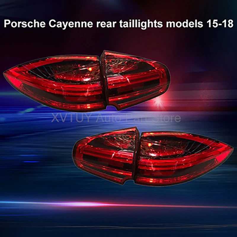 

Автомобильные аксессуары, задние фонари для Cayenne 2015-2018, светодиодная сборка внедорожника, оригинальные задние фонари, указатель поворота, стоп-сигнал, принадлежности для автомобиля