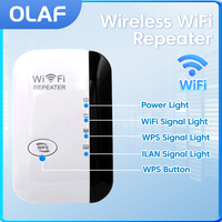 WiFi Signal Amplifier Repeater EU Standard Plug 300M Wireless Enhanced WPS Fast Encryption Router Range Extender Signal Boosters