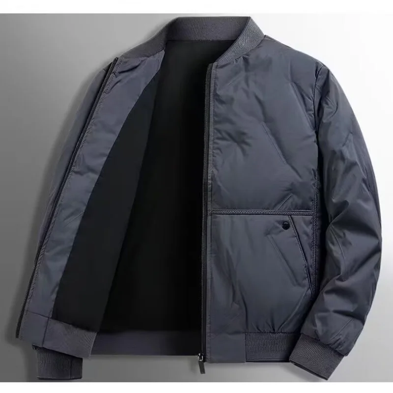 2025 남성 코트 면 재킷 신상 봄 가을 겨울 스타일 루즈핏 오버사이즈 작업복 야구 칼라 캐주얼웨어
