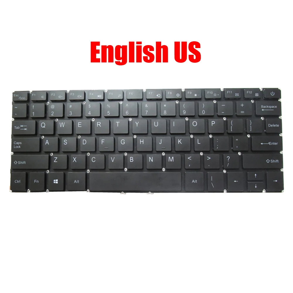 

Laptop Keyboard For EVOO EV-C-125-3-SL EV-C-125-3-BK 12.5 Ultra Thin EV-C-125-3 English US Backlit New