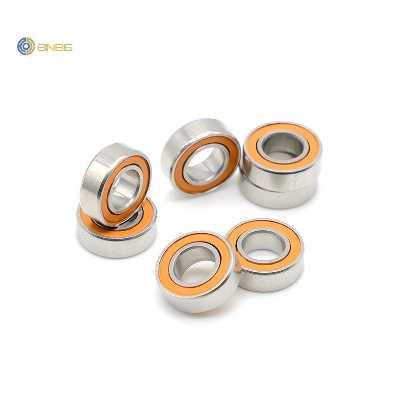 10Pcs SMR137 2RS Bearing 7*13*4mm ABEC-7 Stainless Steel Ceramic  Ball Bearings Without Grease Fast Turning