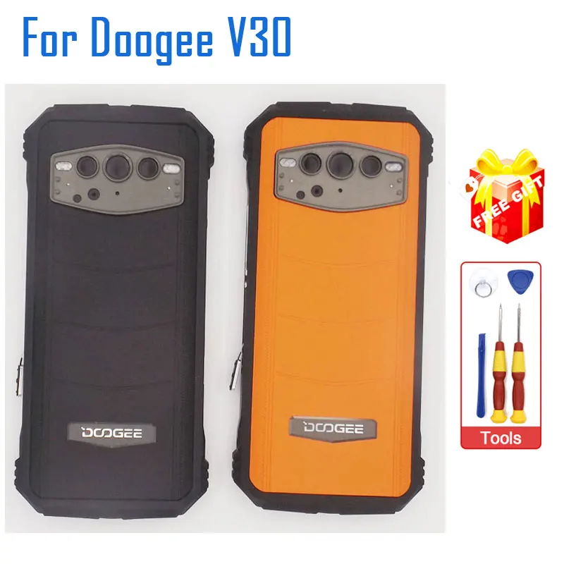 

New Original Doogee V30 Back Case Battery Cover Shell Housings Frame With Receiver Fingerprint Sensor Cable For DOOGEE V30 Phone