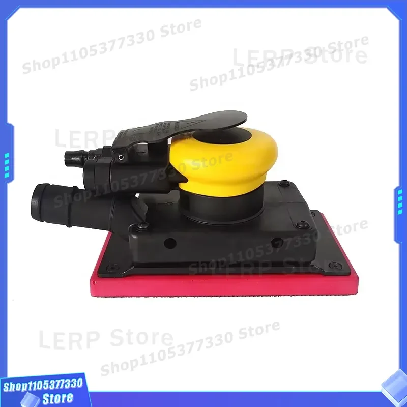 93x178mm Rectangular Air Track Sander Pneumatic Dry Milling Central Vacuum Ready Square Sandpaper Machine for Woodworking