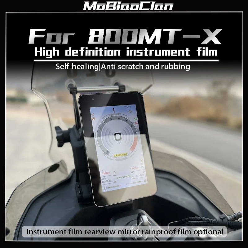 

Для CFMOTO CF 800MT-X 800MTX 2024 мотоциклетная пленка для инструментов, устойчивая к царапинам пленка из ТПУ с прозрачной защитной пленкой