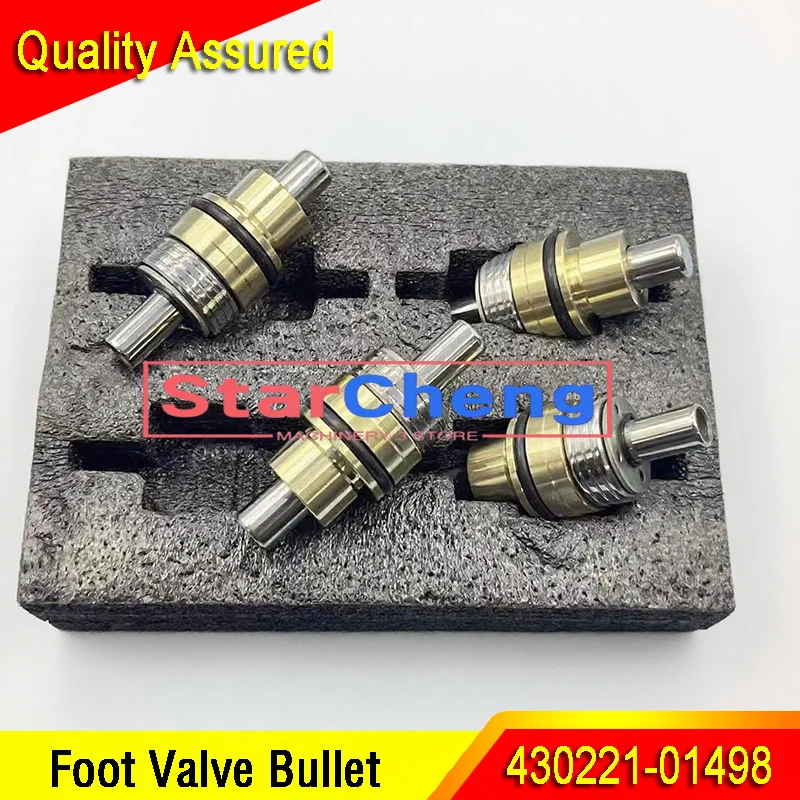 4 PCS/Set High Quality Walking Bullet Pilot Pusher 430221-01498 For DX DH215 220 225 300-5-7-9 Walking Foot Valve Bullet
