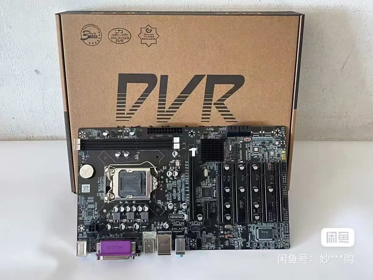 The brand-new H61DVR monitoring motherboard supports DDR3 memory, 2nd and 3rd generation i3/i5 series CPUs, and 5 PCI slots.