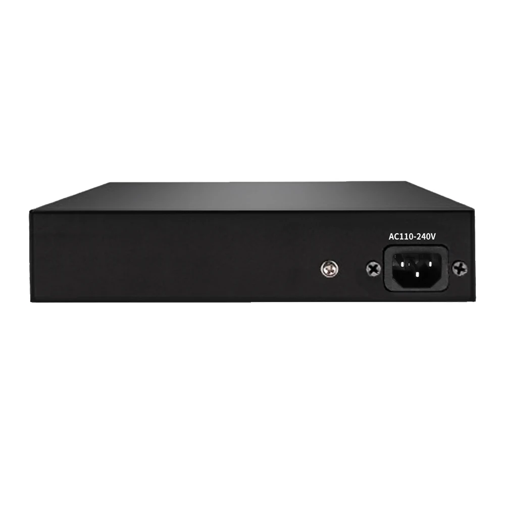 8 Port Gigabit Unmanaged PoE+ Switch with 1 Gigabit RJ45 and 1 SFP Uplink, IEEE 802.3af/at 120W PoE Ethernet Switch
