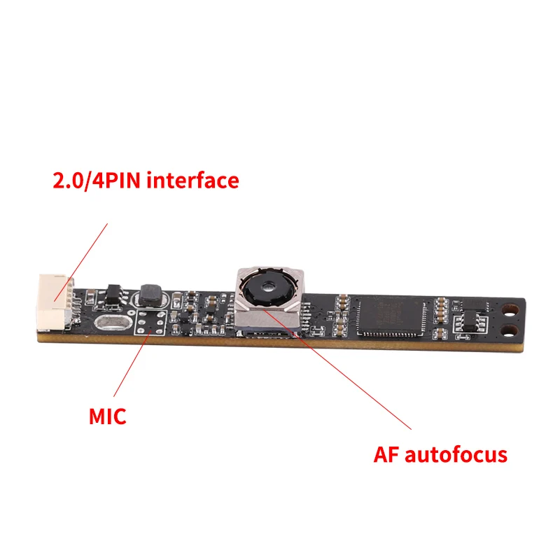 4K HD Autofocus USB Camera Module 3840x2160 30FPS IMX258 Sensor 73° Built-in Microphone Auto Focus Lens