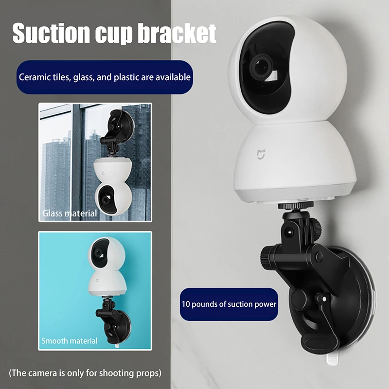 Adjustable Clip Bracket/Suction Camera Mount For Smart Camera Webcam Holder Hand Pump Suction Cup