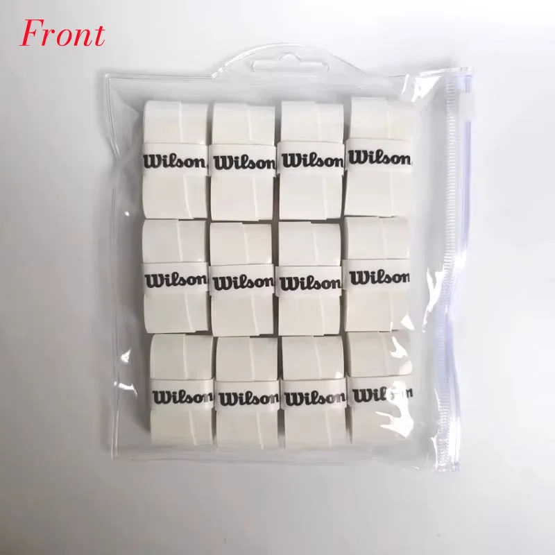12 шт., клей для рук Wilson, нескользящая теннисная ракетка, повязка на пот, поглощающая ручка, повязка на повязку, ручка из искусственной кожи, противоскользящий клей для рук