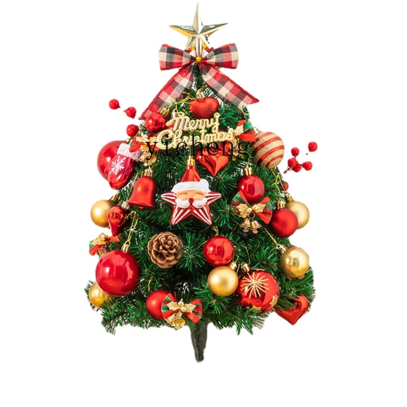 

XL Decorative Christmas Tree Mini Upscale Hotel Restaurant with Lights Small Desktop