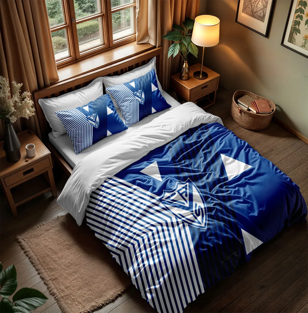 Conjunto de capa de edredom Vélez Sarsfield King Queen Twin Full Twin Conjunto de roupa de cama de tamanho único