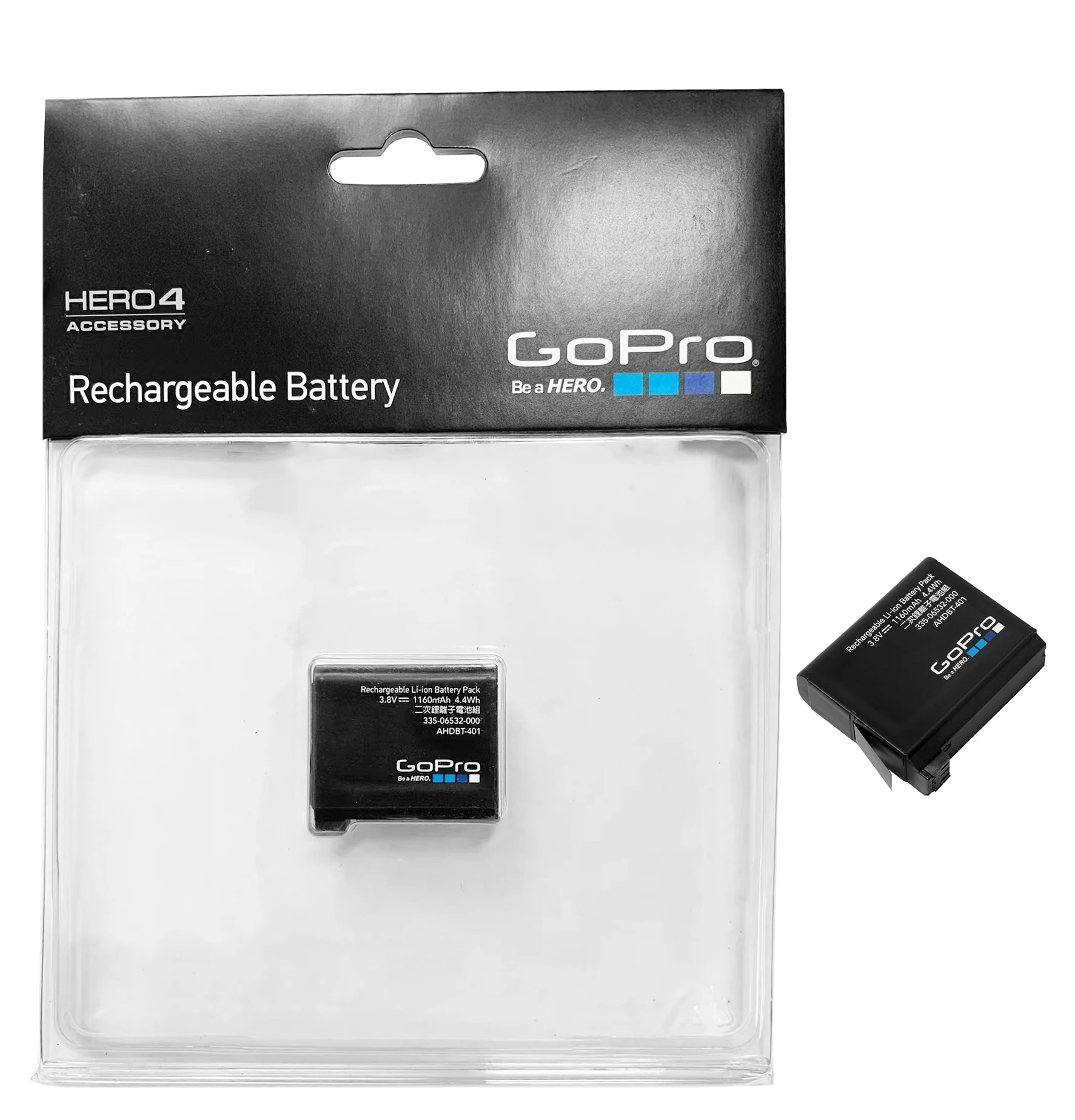 

Original AHDBT-401 Battery HERO4 Battery 335-06532-000 For GOPRO HERO4 hero 4 For Hero 4 Balck Hero 4 Silver Hero+