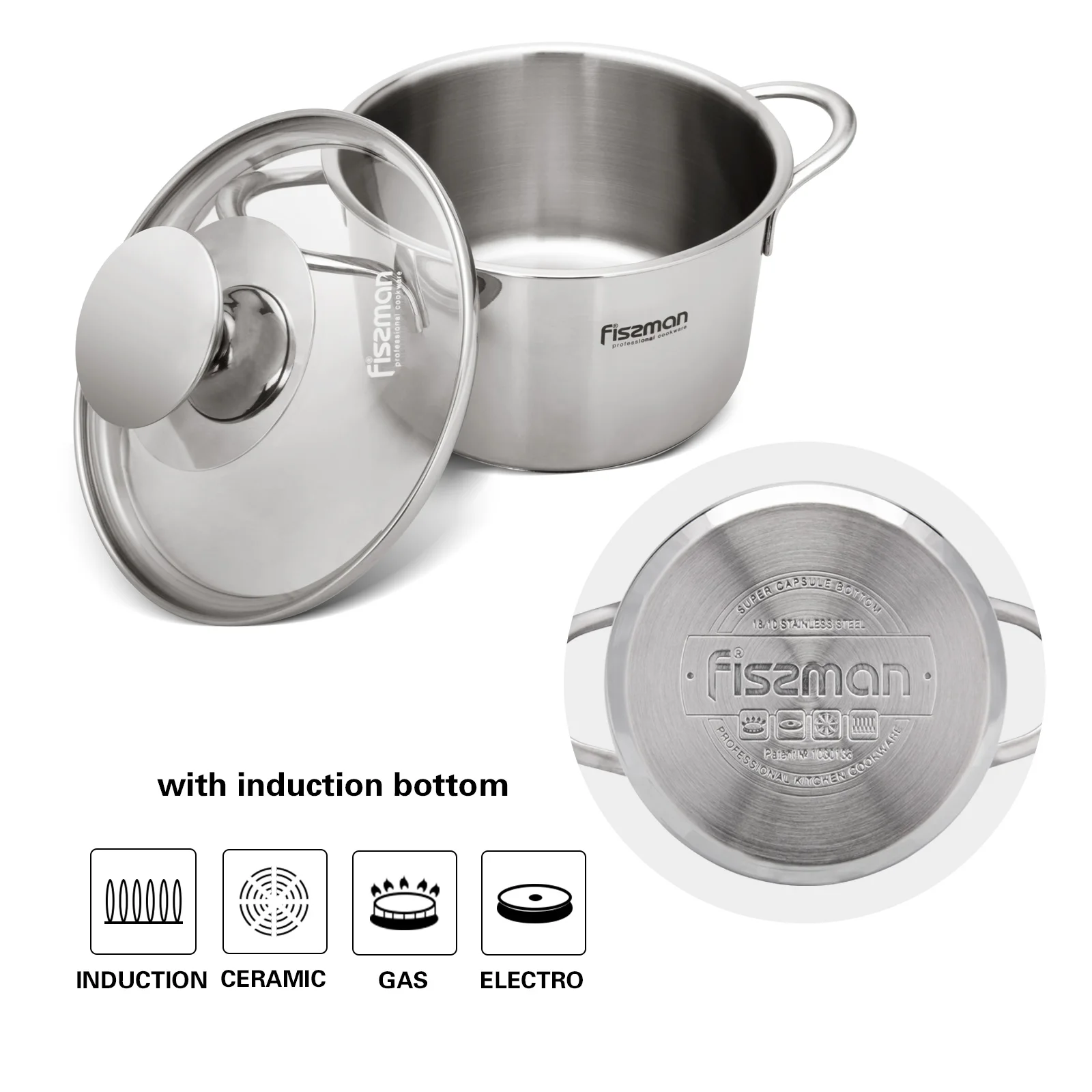 Stainless Steel Binaural Cooking Pots 1.1L Milk Pan Kitchen Articles with Lid Suitable For Induction Cooker Gas