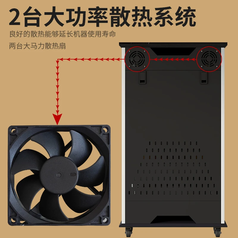 Power amplifier cabinet Professional audio cabinet Cinema power amplifier rack KTV equipment cabinet with U-strip audio-visual c