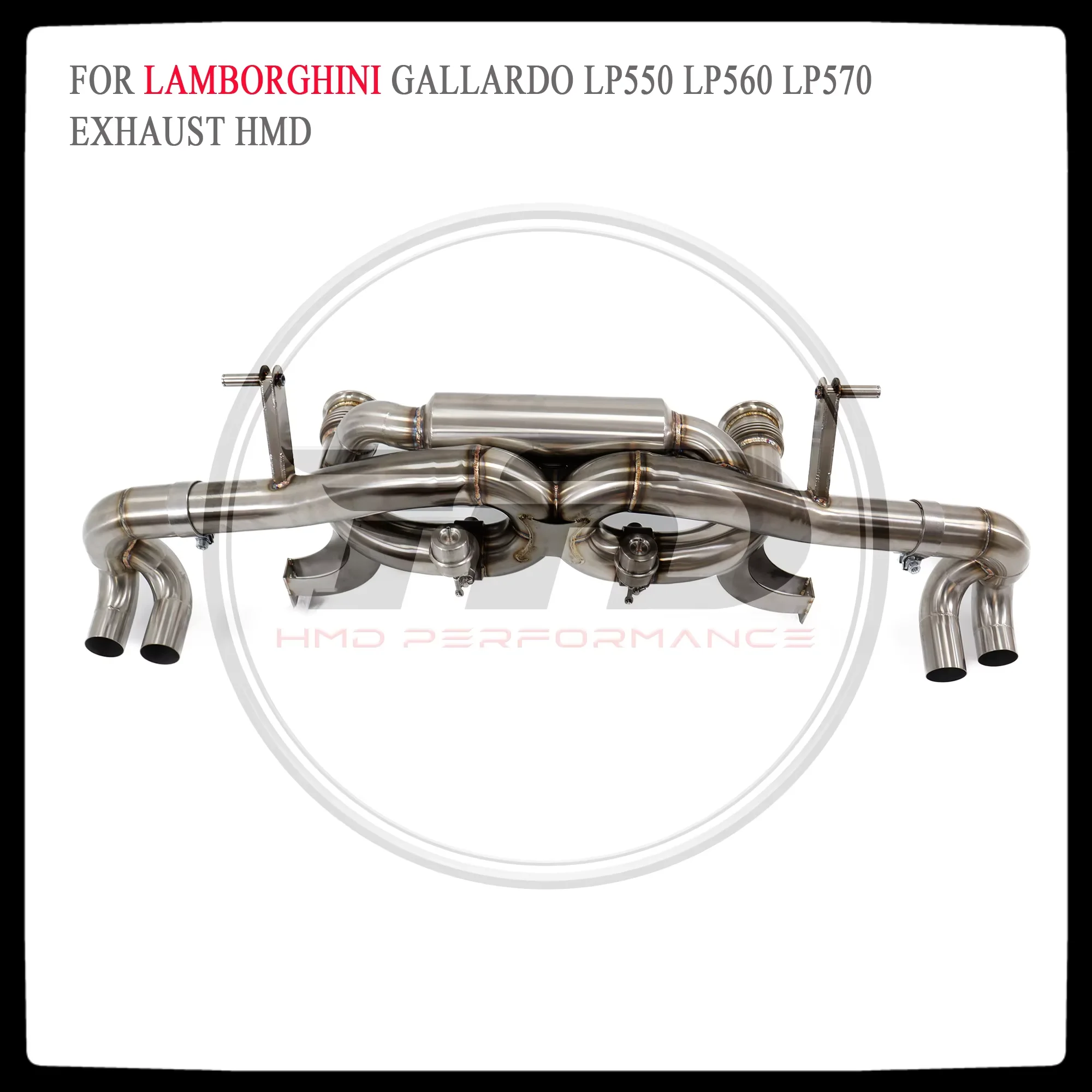 HMD Exhaust System Performance Catback for Lamborghini Gallardo LP550 560 570 Racing Pipes