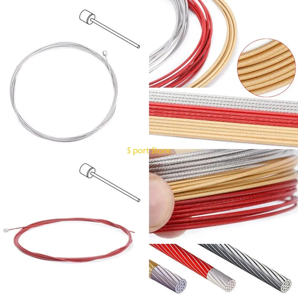 

U2JB Inner Line Front Rear Derailleur Grinding Inner Line for Mtb Road bike Coated Displacement Cable Brake