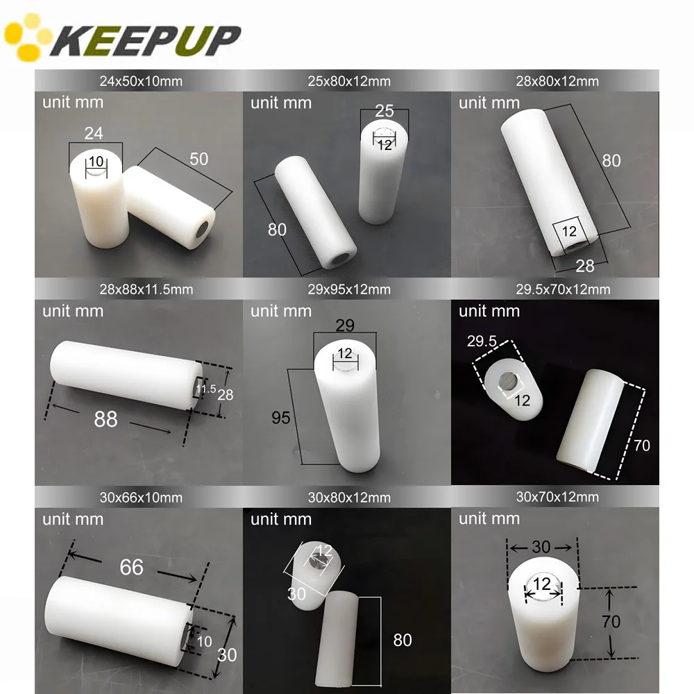 PA66 nylon column slightly steel core coupling Hard plastic Wear resistant Reducer accessories diameter 24 25 80 29. 30 32 35 mm