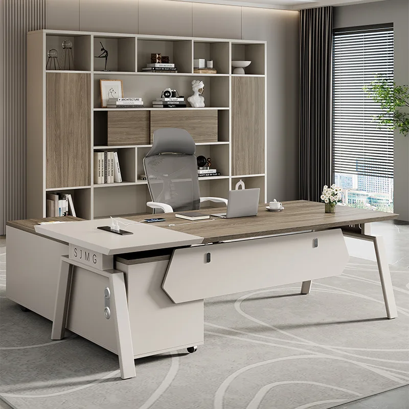 Desk Boss Desk President Office Furniture Guangdong Light Luxury Manager Taipan  Supervisor