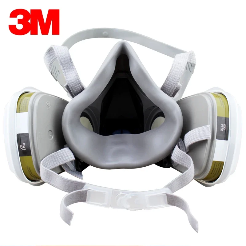 3M 6200+6006 Half Face Mask Respirator Renovated Laboratory Formaldehyde Gas Masks NIOSH&LA Satandards Protective Mask R82027