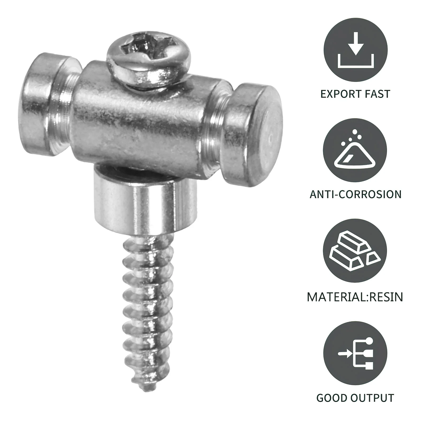 

2pcs Iron Press Electric Part Durable Stable Strings Professional String Tension Guitar Instrument Accessory Bass String