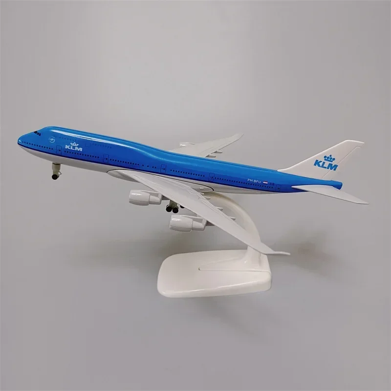 

20cm Alloy Metal AIR Netherlands KLM Airlines Boeing 747 B747 Airplane Model Airways Plane Model W Wheel Landing Gears Aircraft