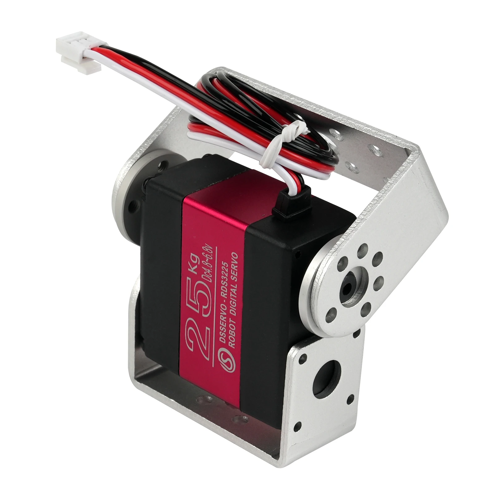 25KG 6V RDS3225 Servomotore digitale a doppio asse 180/270/360 gradi Impermeabile HY2.0 3P Cavo terminale per bracci manipolatore robot