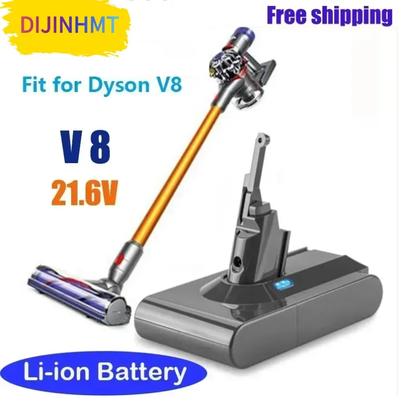 

NEW Dyson V8 21.6V 38000mAh Replacement Battery for Dyson V8 Absolute Cord-Free Vacuum Handheld Vacuum Cleaner Dyson V8 Battery