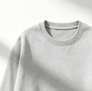 2026 neues Sweatshirt in Heather Gray mit Rundhalsausschnitt, Sweatshirt mit Nirvana Nevermind Albumcover-Grafik, Unisex Rock-Pullover – Detail 3