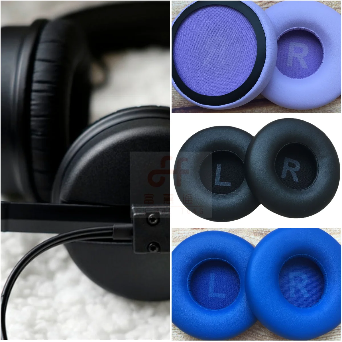 Replacement Ear Pads for Sennheiser HD25, HD25-II, HD25SP, HD25SP-II Headphones Cushion Sponge