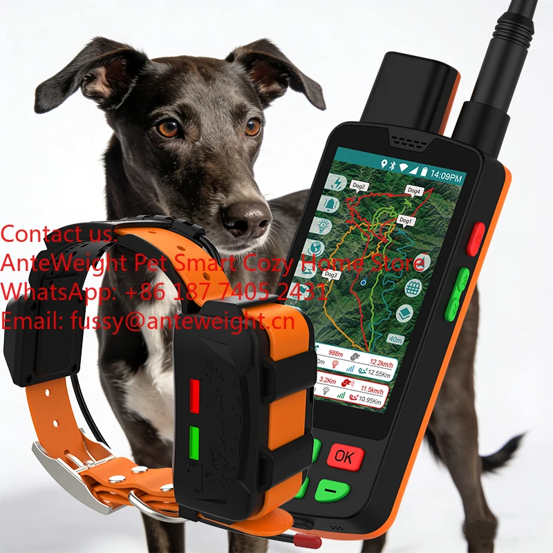 Rugged Collar GPS Dog Solution: 6400mAh 18650 Battery (28Hr) + GNSS Multi-Constellation Positioning & Shock Column Housing