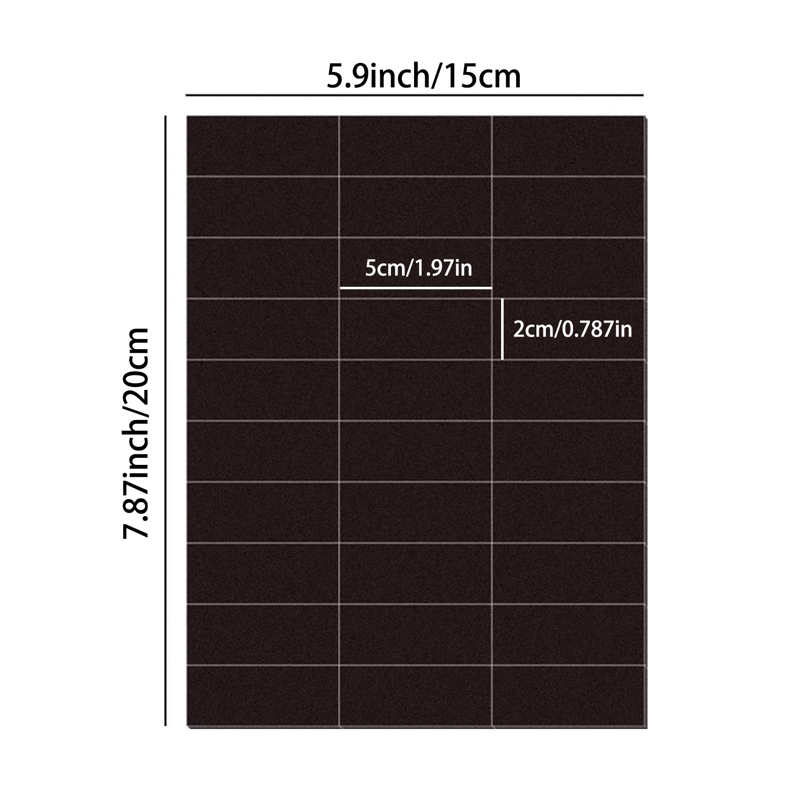 90 stks/set Flexibele Zelfklevende Mini Magnetische Vellen 2x5 cm Koelkast Magneten voor Whiteboards Iceboxen Koelkast Organisatie