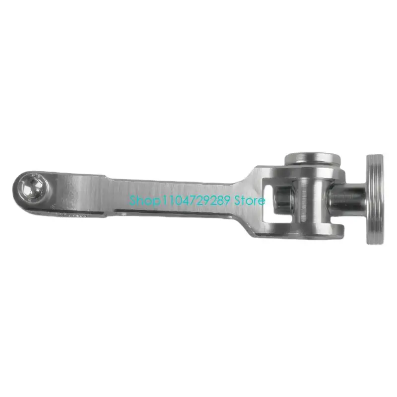 D8KE Motorcycle Rear Brake Repair Hardware, Machined Aluminum Brake Arm with Cutout Brake Arm Structure and Spring Hardware