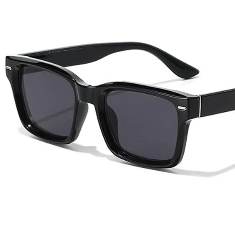 Fashion Sun Glasse Unisex Personality Anti-UV Spectacles Square Eyeglasses Simplity Ornamental Patchwork Frame Sunglasses