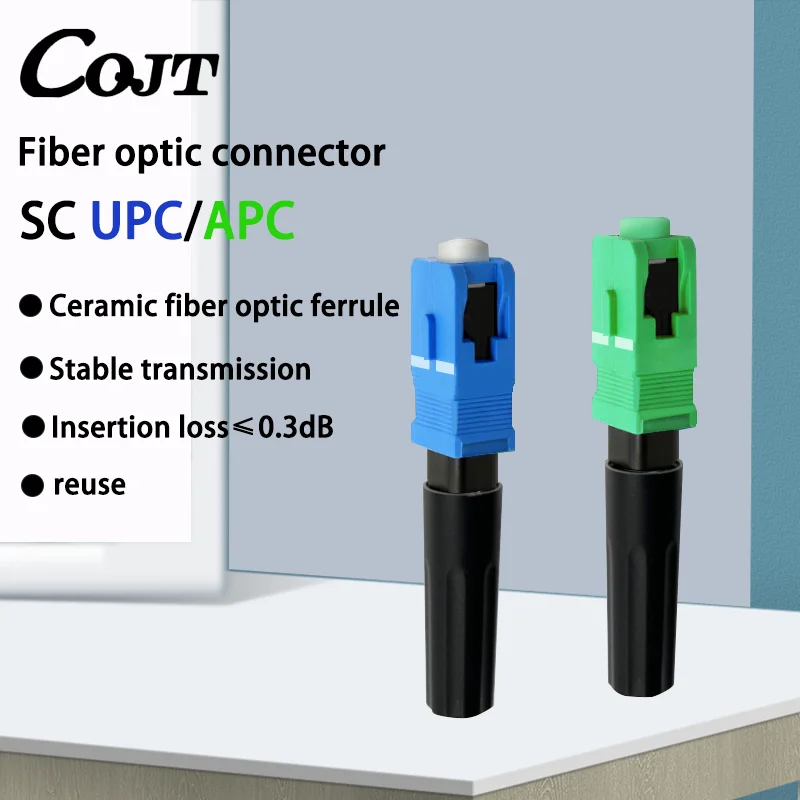 Sc Optische Vezel Snelle Connector Upc/Apc Embedded Fiber Optic Connector Snelle Connector Koude Ftth Sc Single Mode Adapter