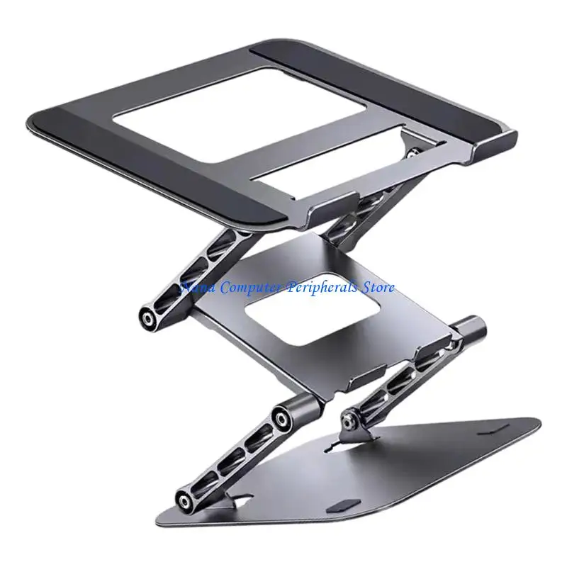 F68C Modern Design Laptop Rack Stand 3-Layer Bracket Ergonimic Nonslip Design For Secure Placement On Any Texture