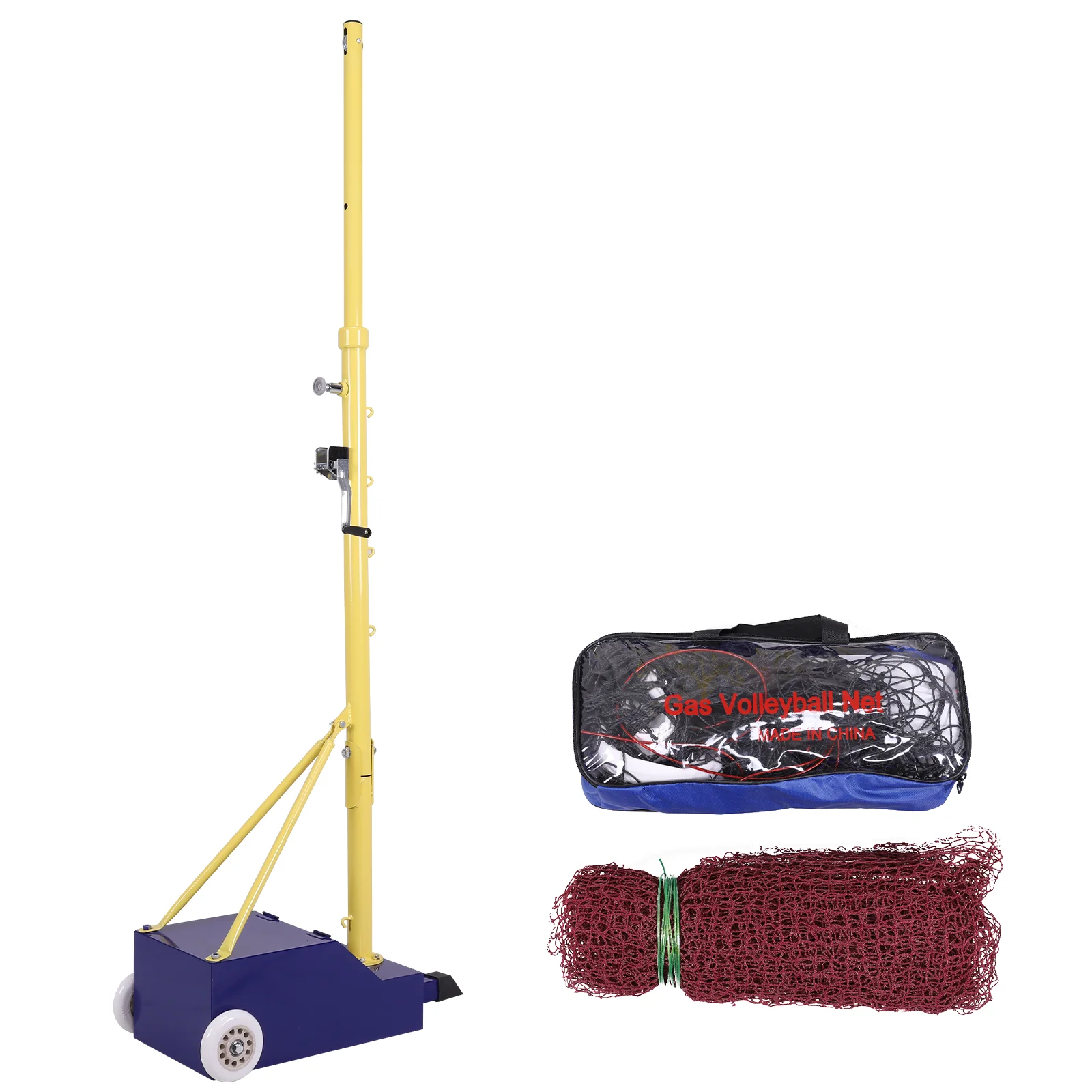 

Регулируемая по высоте напольная стойка для бадминтонной, волейбольной и теннисной сетки, двойного назначения, идеально подходит для занятий спортом на открытом воздухе