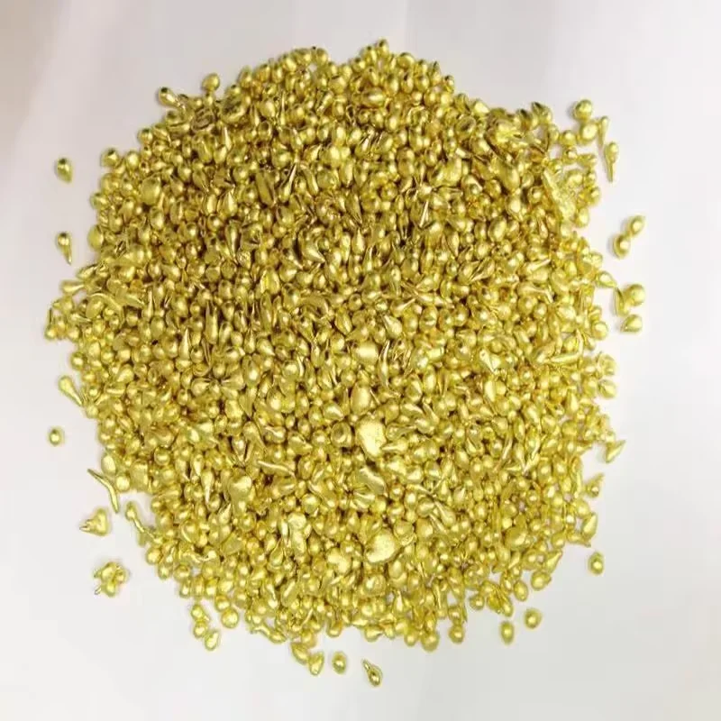 H62 Cast Brass Granules Raw Materials for Copper Castings Environmentally Friendly Copper Granules Jewelry Molds Brass Granules