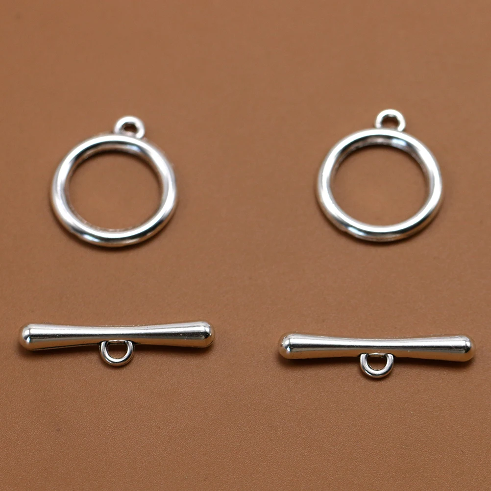 

20pcs Alloy Buckle Charm Pendant DIY Pendants Silver Diy Pendant Charms Color Simple Project Accessories
