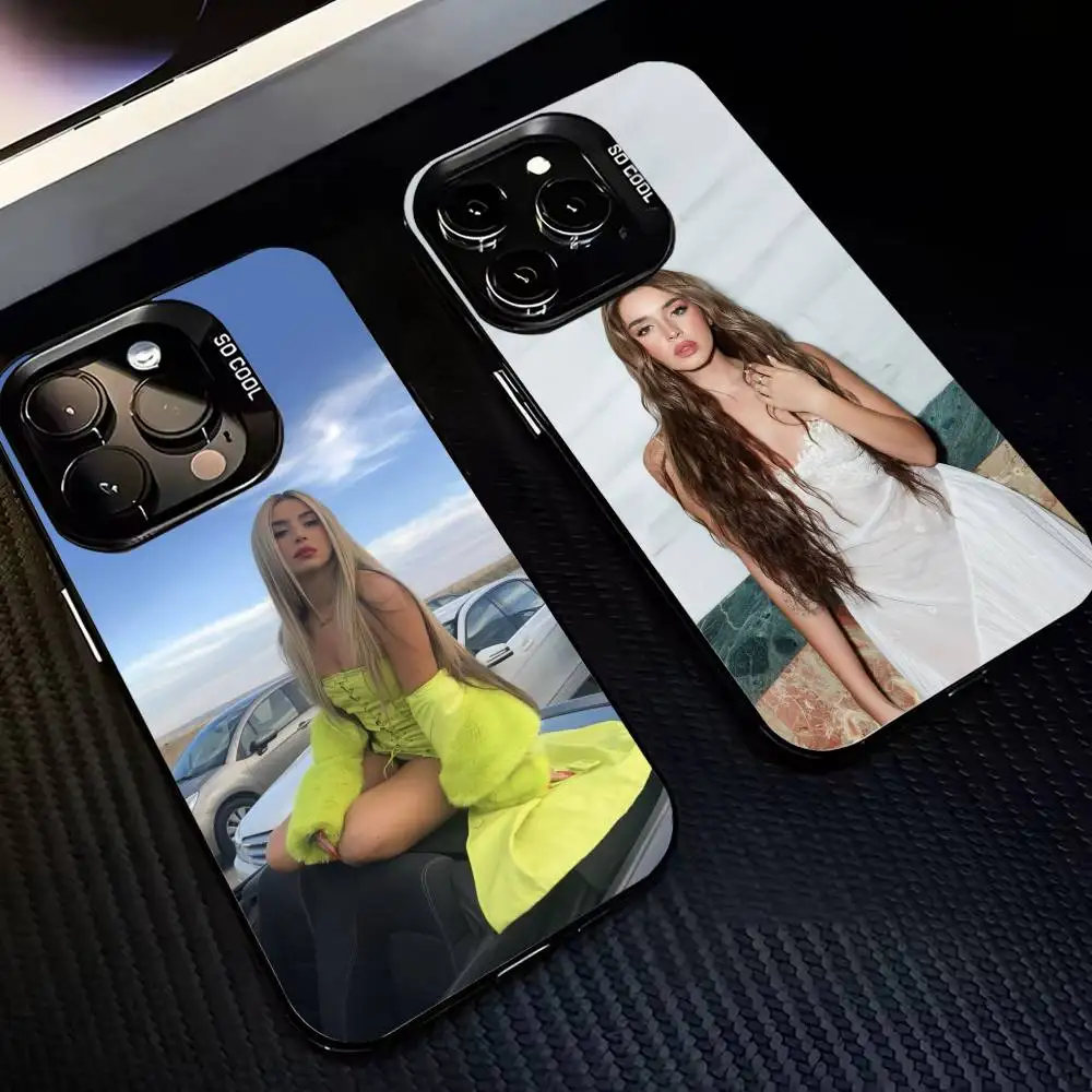 

Singer girl L-Lola I-Indigo-s Phone Case For iPhone 17,16,15,14,13,12,11 Plus,Pro Max,XS,Colorful Silver Phone case Funda Cover