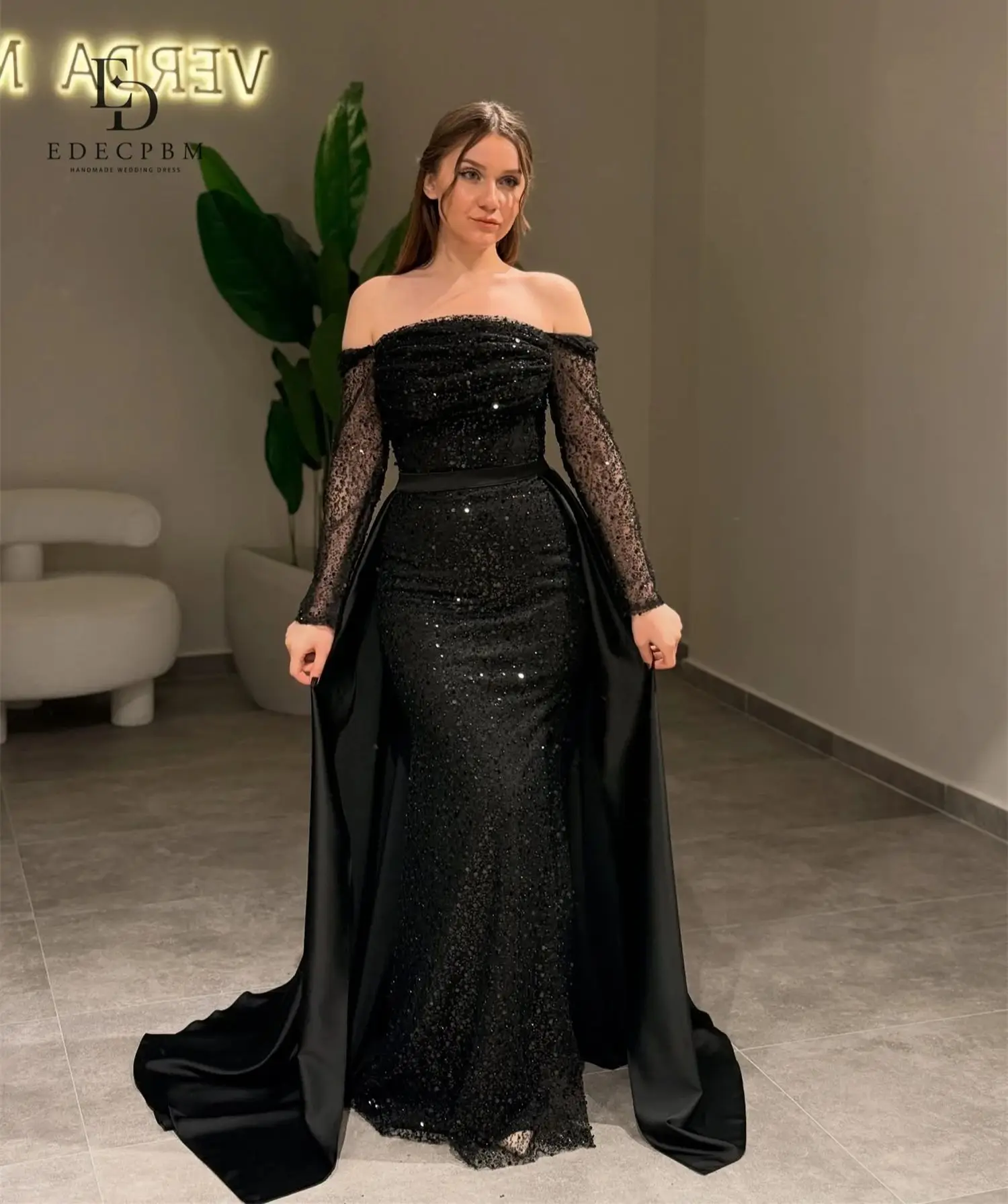 EDECPBM Aangepaste luxe damesavondjurken voor speciale gelegenheden Trouwjurken Bruidsjurk Bruiloftsjurk